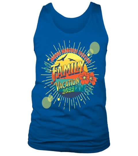 2022 Family Vacation Beach Sunset Summer Sand Sun Tank Top Unisex