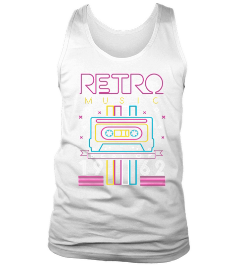 Best Of 1962 Retro Cassette Vintage Birthday Tank Top Unisex
