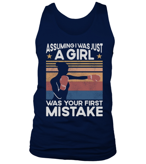 Boxing Vintage Retro Assuming I Tank Top Unisex