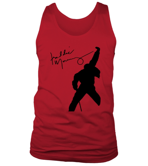 Freddie Mercury Signature Queen Rock Band shirt Tank Top Unisex