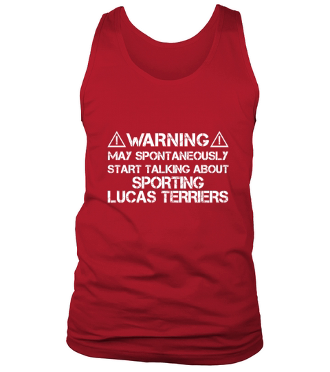 Sporting Lucas Terrier Warning Tank Top Unisex