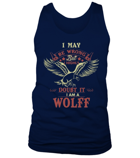 WOLFF, WOLFF TShirt, WOLFF Year Tank Top Unisex