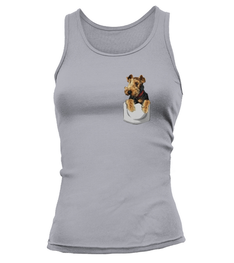 Pocket welsh terrier Tank top Woman