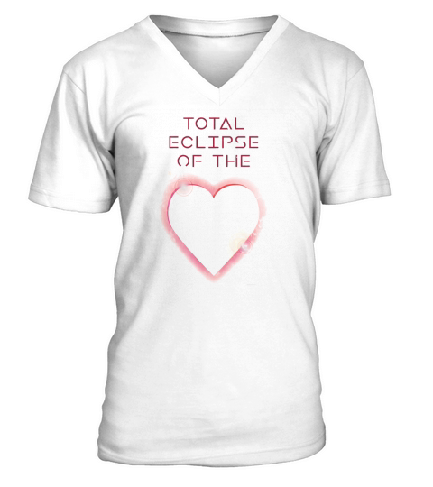 8-21-17 Total Eclipse of the Solar Heart Astronomy T Shirt V-Neck T-shirt