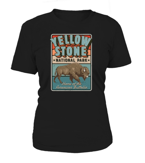 Yellowstone American Bison Vintage Women's T-Shirt