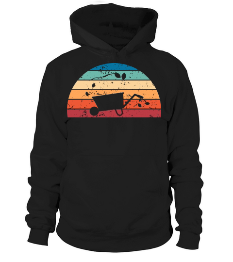 Retro Gardening Sunset Vintage Gardener Sunrise Hoodie Unisex