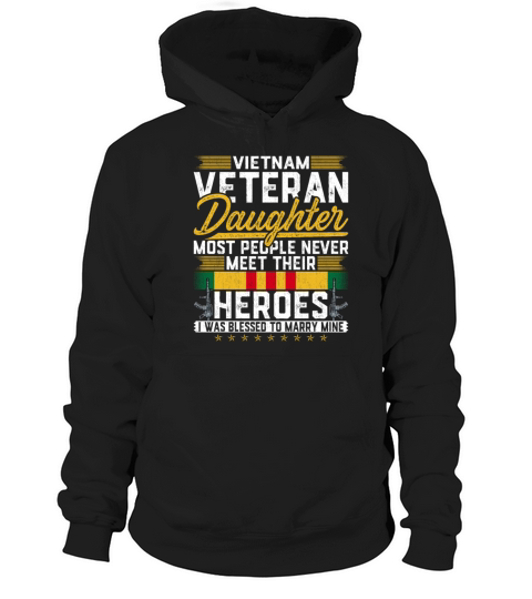 Vietnam Veteran Daughter Most People Hoodie Unisex