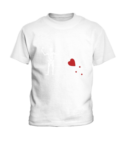 Blackbeard Flag T shirt, Blackbeard Pirate Shirt Kids T-Shirt