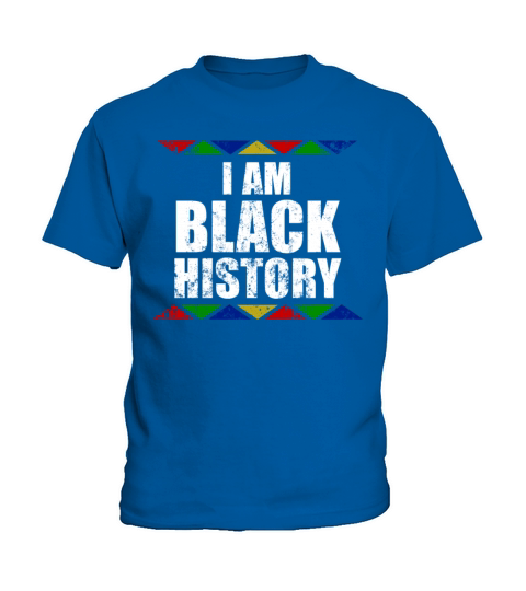 I Am Black History Month design Black Pride Kids T-Shirt