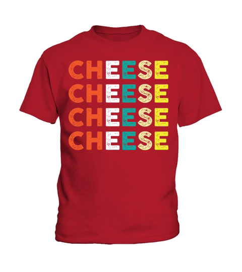 Retro Vintage Cheese Kids T-Shirt