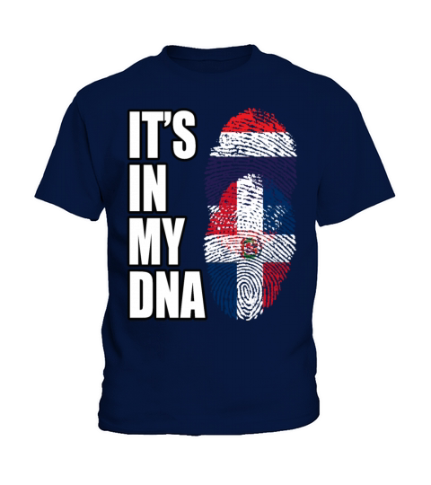 Thai And Dominican Vintage Heritage DNA Flag Kids T-Shirt