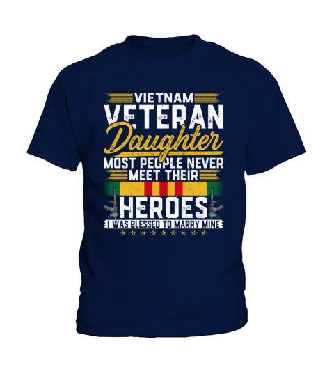 Vietnam Veteran Daughter Most People Kids T-Shirt