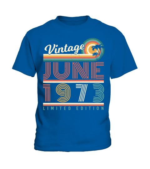 Vintage June 1973 Kids T-Shirt