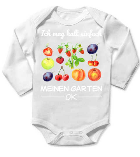 Garden Gardener Hobby Gardener Saying Gift Long Sleeve Baby One-Piece