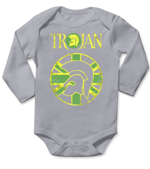 Trojan Records Stand Strong Girls Long Sleeve Baby One-Piece