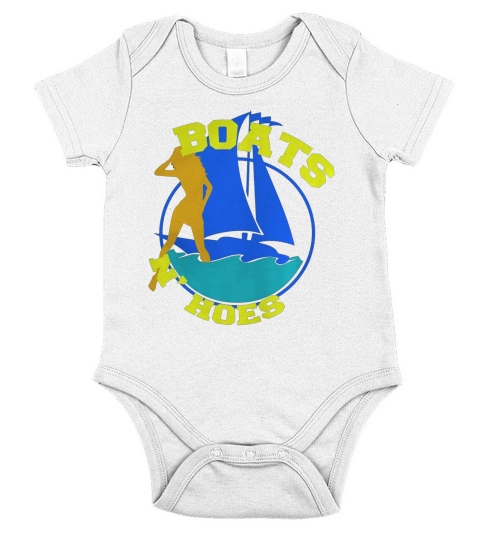 Boats n Hoes - Rabbit Skins Baby Onesie Short Sleeve Baby One-Piece