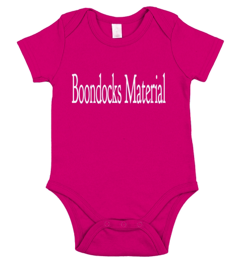 Boondocks Material Shirt Short Sleeve Baby One-Piece