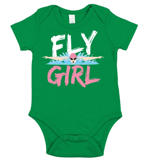 Fly Girl - Water Sports Short Sleeve Baby One-Piece