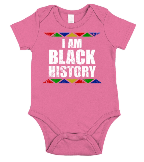 I Am Black History Month design Black Pride Short Sleeve Baby One-Piece