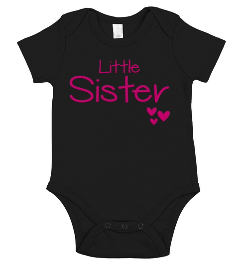 Little Sister Short Sleeve Baby One-Piece