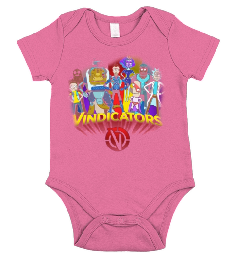 Team Vindicators - Rick &amp;amp; Morty Short Sleeve Baby One-Piece