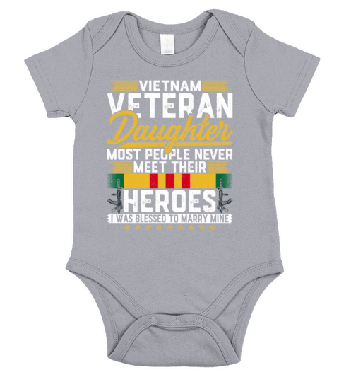 Vietnam Veteran Daughter Most People Short Sleeve Baby One-Piece