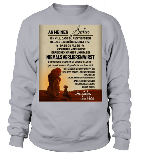 An Meinen Sohn - Coffee Mug (colored) Sweatshirt Unisex
