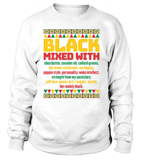 Black History Month Design for a African American Sweatshirt Unisex