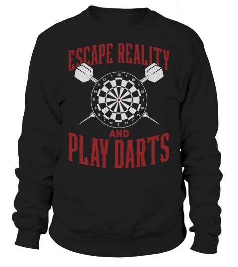 Darts Board Vintage Escape Reality Sweatshirt Unisex