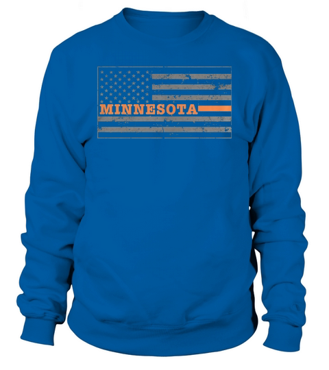 Vintage American Flag Minnesota Sweatshirt Unisex