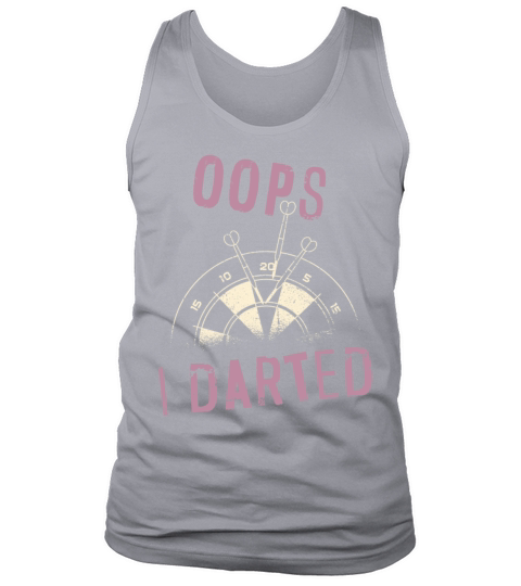 Darts Board Pun Vintage Oops I Tank Top Unisex