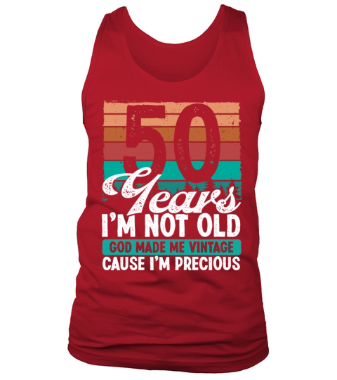 Funny 50 years old for 50th Birthday Idea Funny Tank Top Unisex