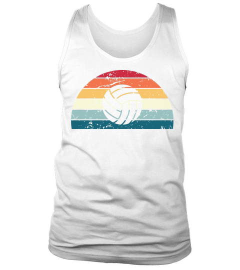 Retro Volleyball Sunset Vintage sports Sunrise Tank Top Unisex