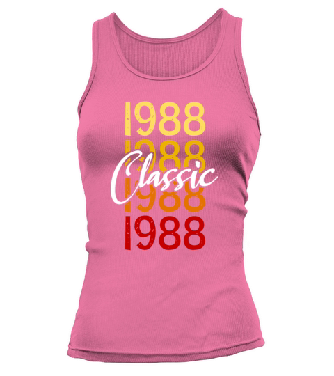 1988 Classic Classic and Music Lover Gift Tank top Woman