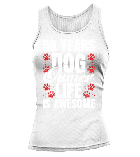 50 Year Old Dog Dog Mom Dog Dad 50th Birthday Tank top Woman
