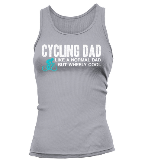 Mens Funny Cycling Dad Gift Wheely Cool Cyclist Biking T Shirt Tank top Woman