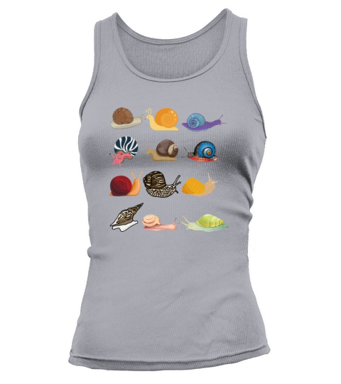 Snail Pet Animals Cottage cored Kawaii Aesthetic Tank top Woman