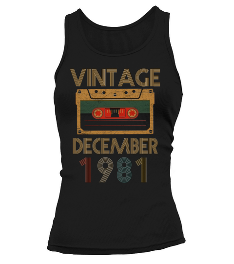 Vintage December 1981 Tank top Woman