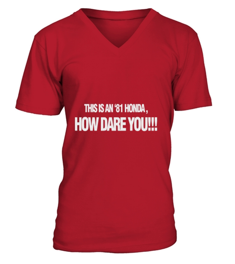 1981 How Dare You V-Neck T-shirt