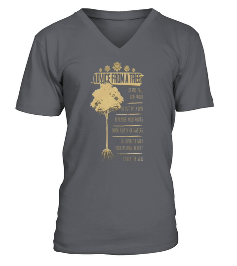 Advice From A Tree V-Neck T-shirt