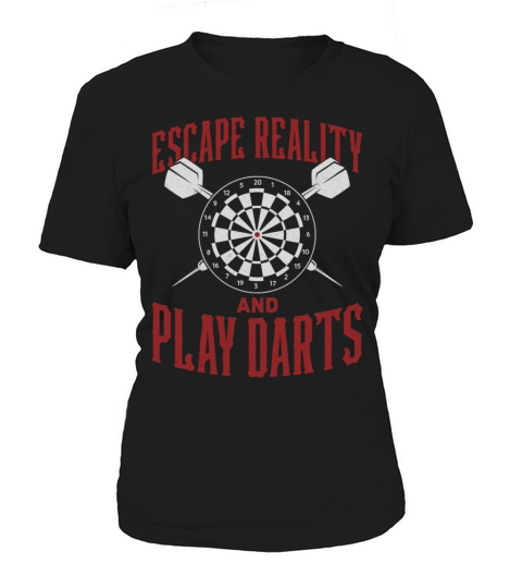 Darts Board Vintage Escape Reality Women's T-Shirt