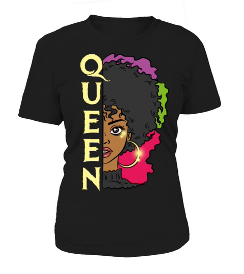 Ebony Queen BIPOC Brown Skinned Girl Woman Women's T-Shirt