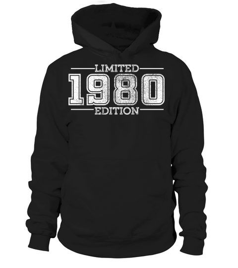 1980 Limited Edition 42th Birthday Boy Girl Hoodie Unisex
