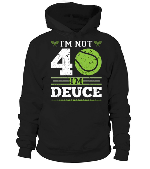40th Birthday Tennis Hoodie Unisex