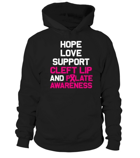 Cleft Palate Lip Fun Disease Strong Awareness Hoodie Unisex