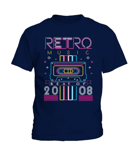 Best Of 2008 Retro Cassette Vintage Birthday Kids T-Shirt