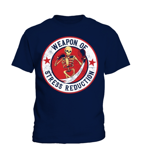 Boxing Vintage Weapon Of Stress Kids T-Shirt