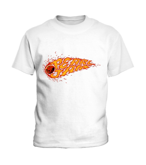 Pearl Jam Fire Ball - Unisex Long Sleeve Kids T-Shirt