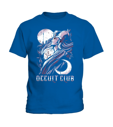 Priestess Tarot Card Occult Club Gothic Kids T-Shirt