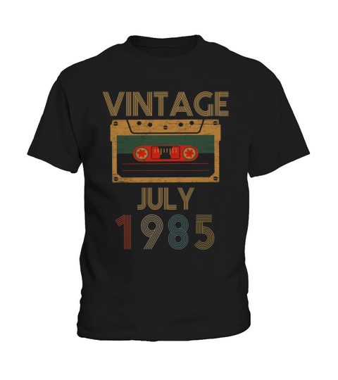 Vintage Birthday July 1985 Kids T-Shirt